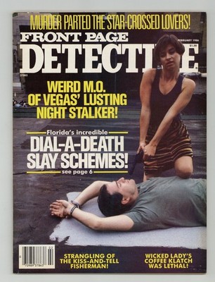 Front Page Detective Magazine #198602 FN/VF 7.0