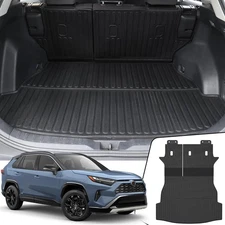 Cargo Mat with Backrest Mat for Toyota RAV4 2019-2024 2025 (Include... Fast Ship