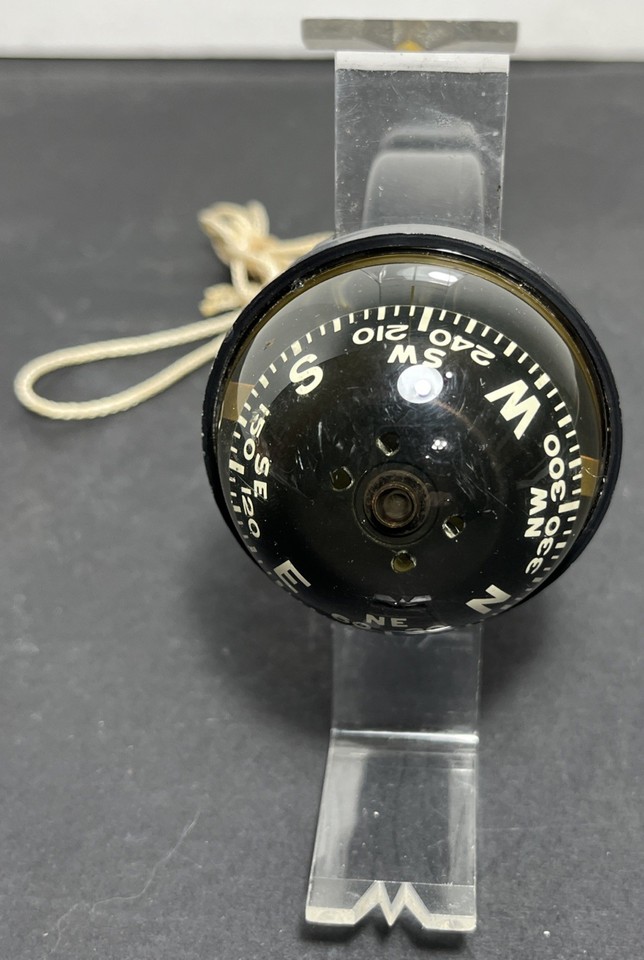 Airguide USA Auto Handheld Compass Vintage Nautical Boat Rare Free ...