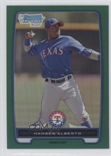 2012 Bowman Chrome Prospects Rack Pack Green Refractor Hanser Alberto 01pi