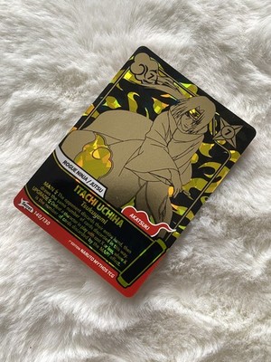 Naruto Mythos ITACHI UCHIHA 140 / 130 - SECRET GOLD TCG Rare 1st