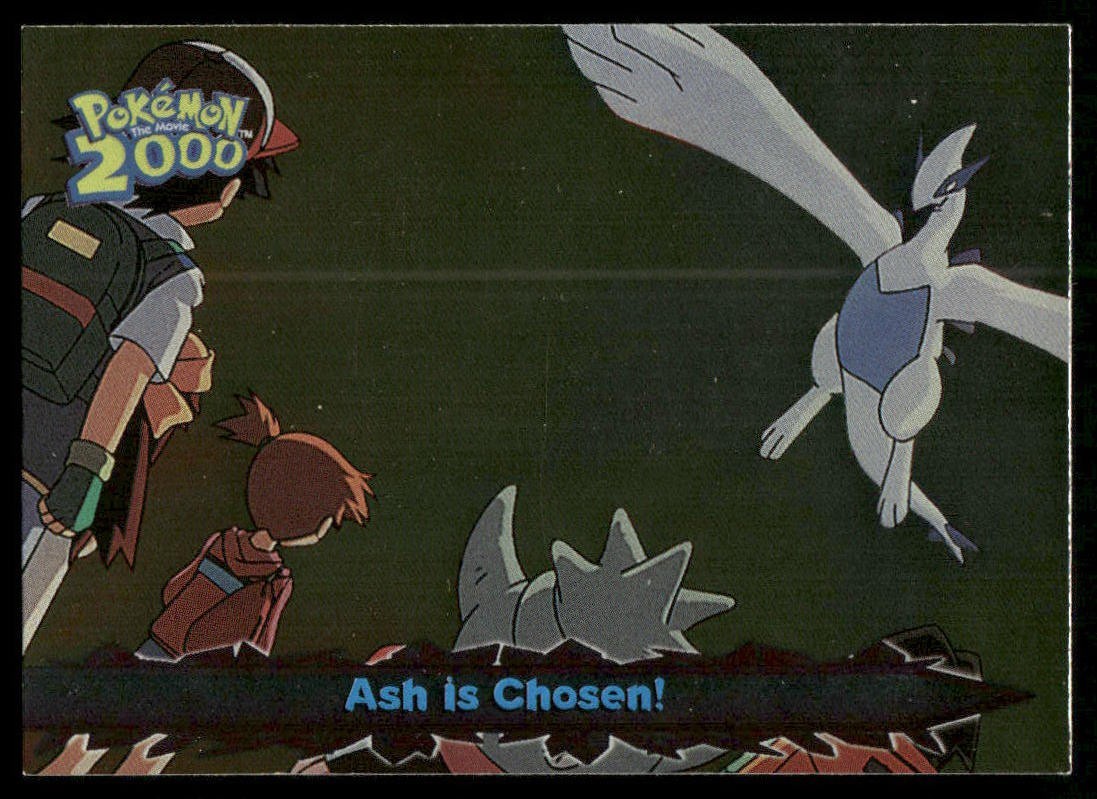 Ash Is Chosen [Foil] #46 Pokemon 2000 Topps Movie LP
