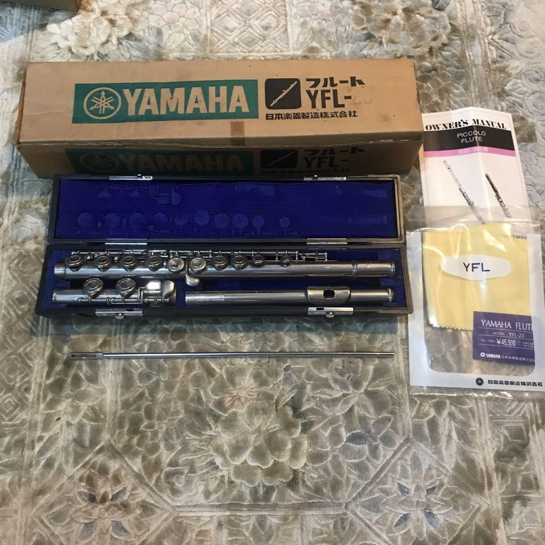 YAMAHA フルート YFL23 ヤマハ　クリーニングロッド付き YAMAHA Flute YFL23 With Cleaning Rod | eBay