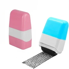 2PCS Identity Theft Protection Roller Stamp Guard ID Privacy Confidential Data