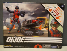 GI Joe Classified Series Cobra Scrap Iron and Anti Armor Drone 6  Action Figure