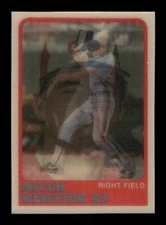 1988 Sportflics #105 Mitch Webster EX++ Excellent++ Expos BXCP20