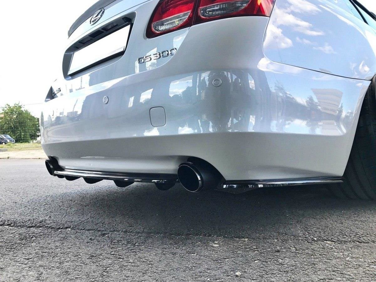 Arriere Splitter Lexus GS 300 Mk3 Facelift en ABS Noir Brillant Maxton