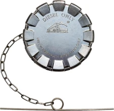 3 12” Nominal 5.5 TPI Non-Locking Aluminum Diesel Fuel Cap For Kenworth Trucks