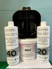 4 Clairol BW2 Powder Bleach Lightener, Bowl, 20, 40 Volume Developer New 4