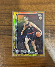 Yanic Konan-Niederhauser /50 RC 2025 Topps Flagship Basketball Tip Off Gold Holo