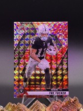 2025 Panini Mosaic - Tre Tucker #218 Red Mosaic Prizm