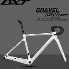BXT Carbon Frame inner cable Bike Superlight 700C Gravel Frame Bicycle Frameset