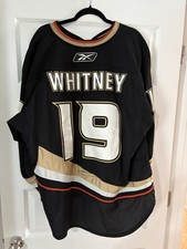Ryan Whitney Game Worn Jersey Spittin Chiclets Ducks Oilers Penguins