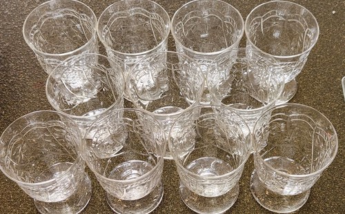 11 Pieces ROCK SHARPE Juice / Water Glasses 4 inches 9 ounces Great Condition - Picture 10 of 11
