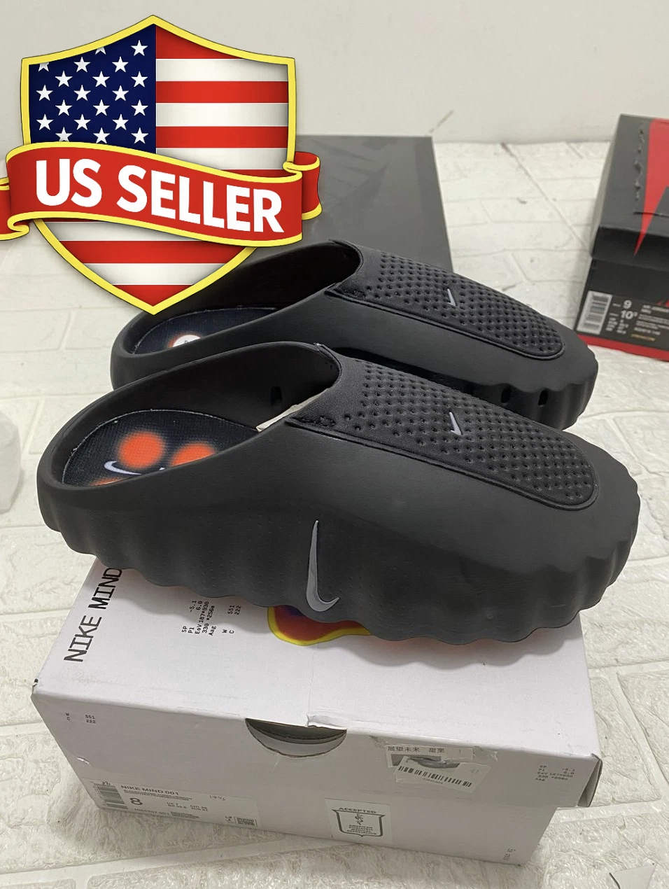 Mind 001 Slides Black - All Sizes With Box
Opens in a new window or tab