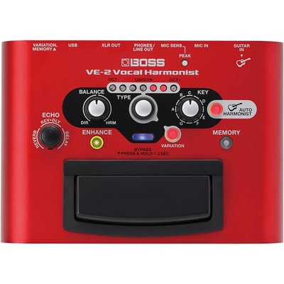 Boss VE2 Vocal Harmonist MultiEffects Pedal