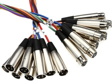 XLR-802 Balanced Snake, XLR3F to XLR3M, 6.6 Feet