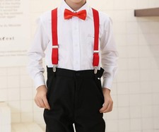 Kajeer Toddlers/child Suspenders - Y Back Adjustable Strong Clips 6mos-6yrs NEW