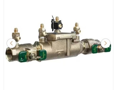 Watts 1 in. Bronze Double Check Valve Backflow Preventer Assembly w/ Sensor