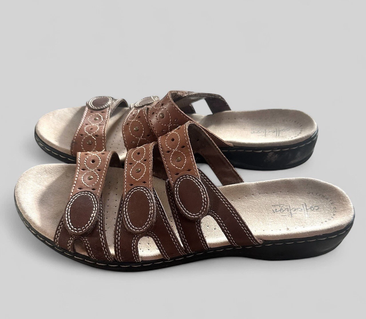 CLARKS Sandali donna Clark’s Leisa Cacti con cinturino regolabile larghi 11