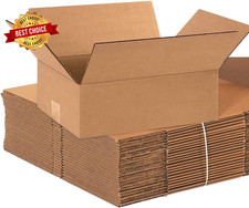 Shipping Boxes 12"L X 9"W X 4"H 25-Pack Small to Medium Corrugated Cardboard Box
