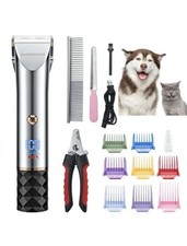 BarberBoss Pet Grooming Kit Low Noise Dog Clipper with 2 Speed Settings QR-9081