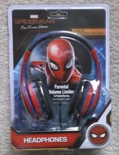 MARVEL SPIDER-MAN PARENTAL VOLUME LIMITER HEADPHONES - NIP