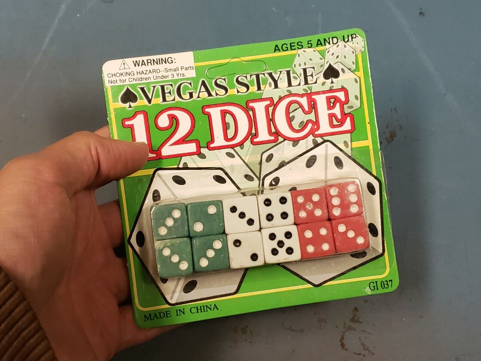 Vegas Style Roll Dice Game Dozen 3 Colors Roller Rolling Playing 2 SETS 12  24