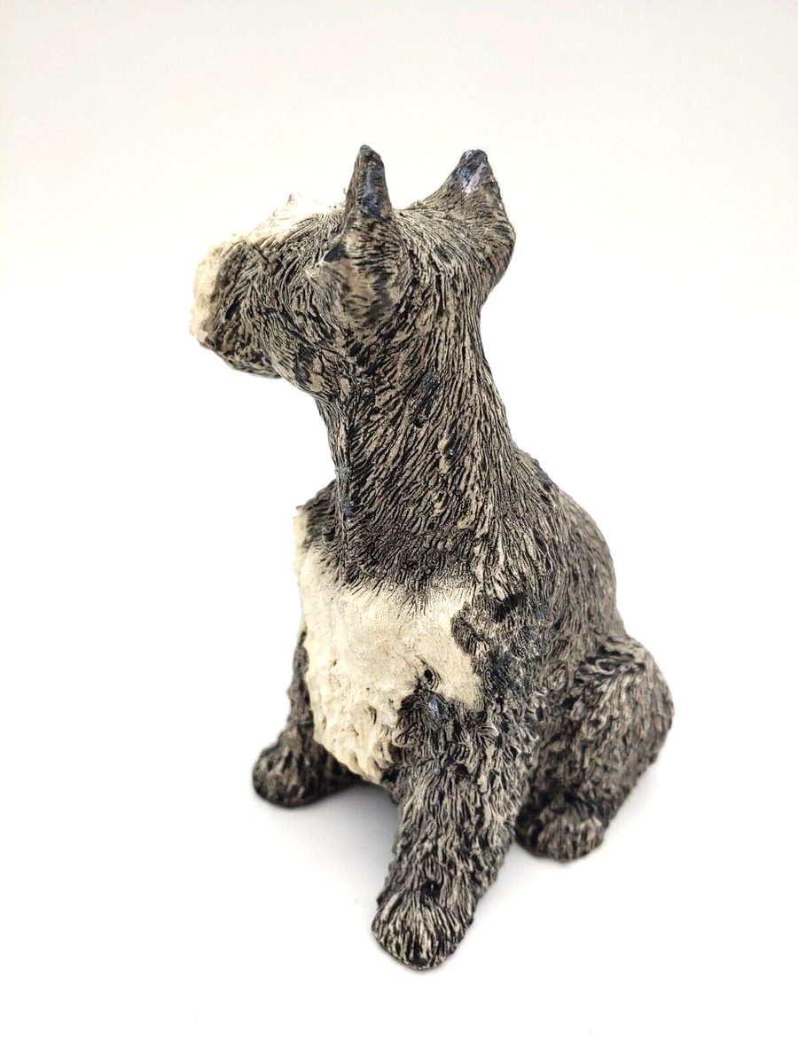 Vtg 1987 MARTY Schnauzer Dog By Martha Carey #2528 Whiskers