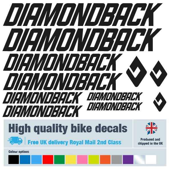 Diamondback bike stickers sales