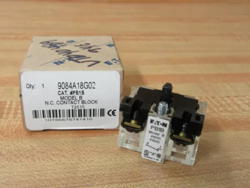 Eaton PB1B Westinghouse Contact Block 9084A18G02