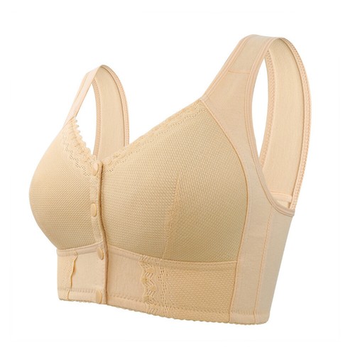 Bras for Senior Women Charm Bra Front Snaps Comfortable Full Coverage Bra Soft + - Picture 10 of 18