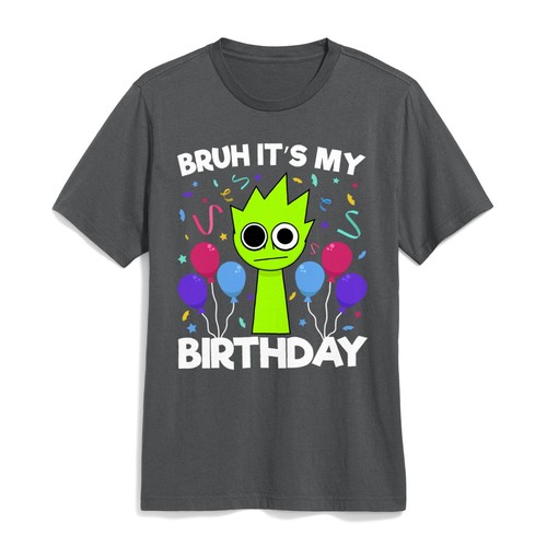 Sprunki Kindergeburtstag Shirt Bruh it's my birthday OWAKCX Jugend Kinder T-Shirt - Bild 9 von 12