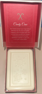 Candy Cane Triple Milled Bath Bar Soap 12 oz-Made in USA