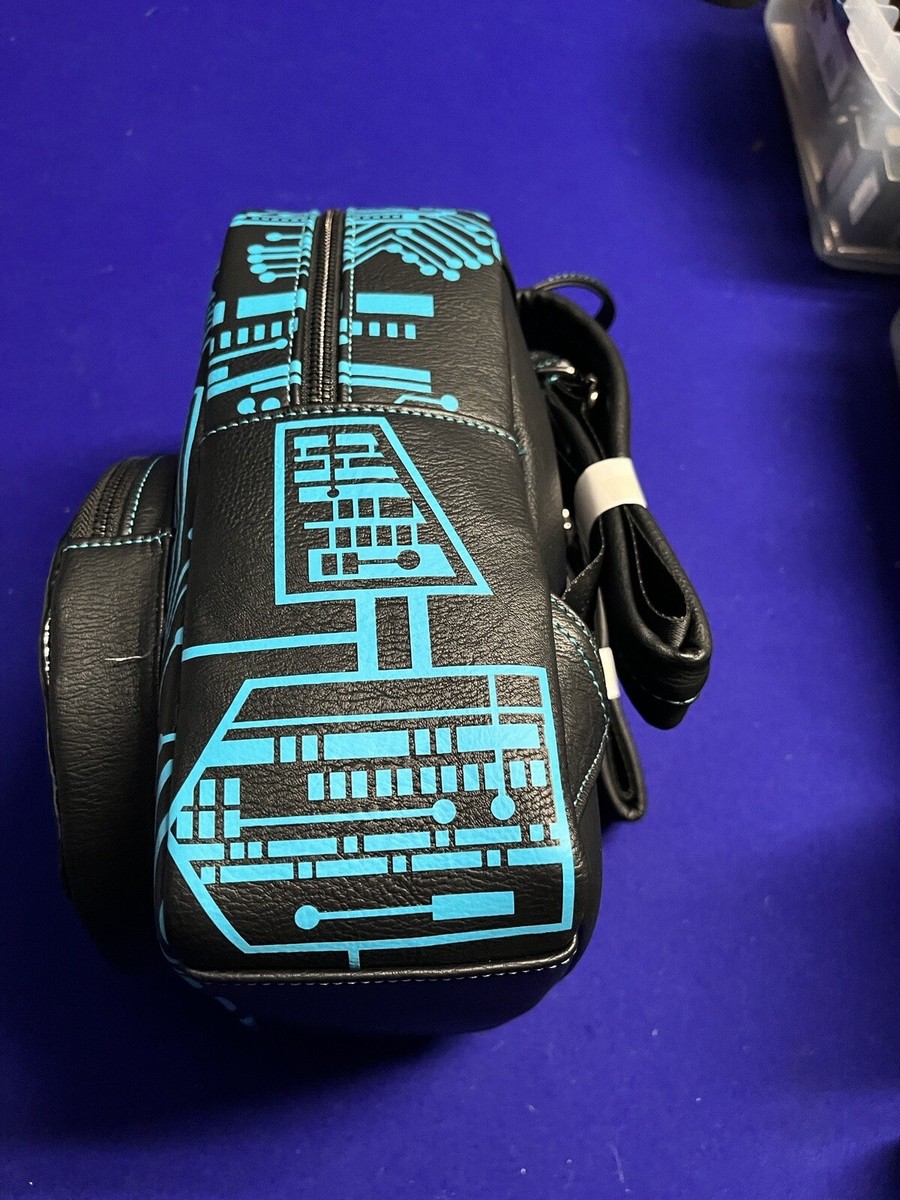 Disney Parks Tron 40th Anniversary Light-Up Loungefly Mini  display picture 1