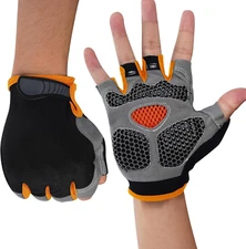 Half Finger Cycling Gloves for Men and Women Anti Slip Breathable Design