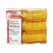 Annie #1220 Snap On Magnetic Rollers JUMBO (6CT)