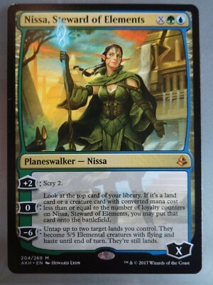 Nissa, Steward of Elements, Nissa, Hüterin der Elemente, Amonkhet, MTG, Magic