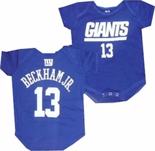 New York Giants Odell Beckham Newborn Creeper Bodysuit Outerstuff Closeout Item