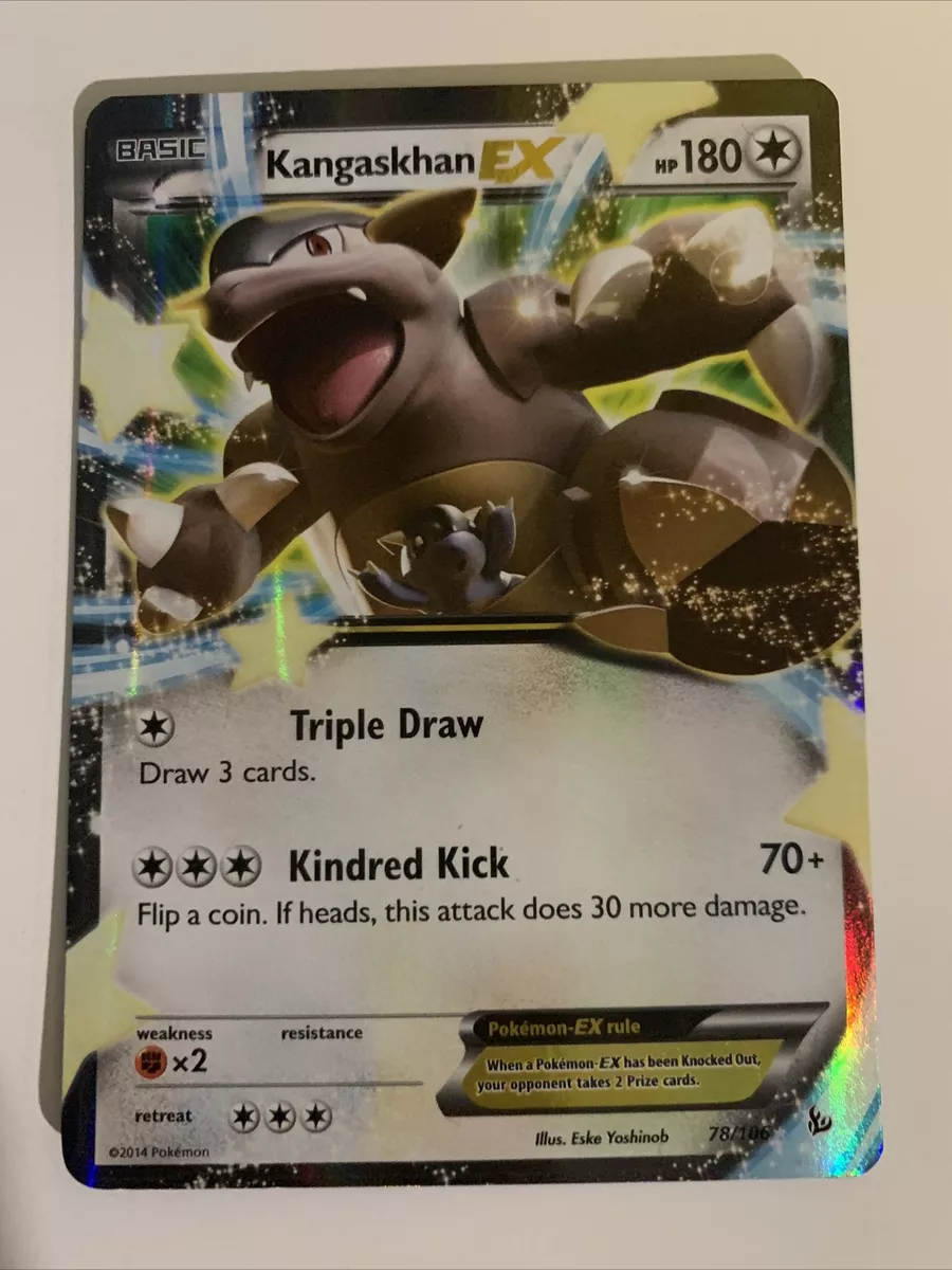 Kangaskhan EX - 78/106 Flash Fire Ultra Rare Pokemon - NM