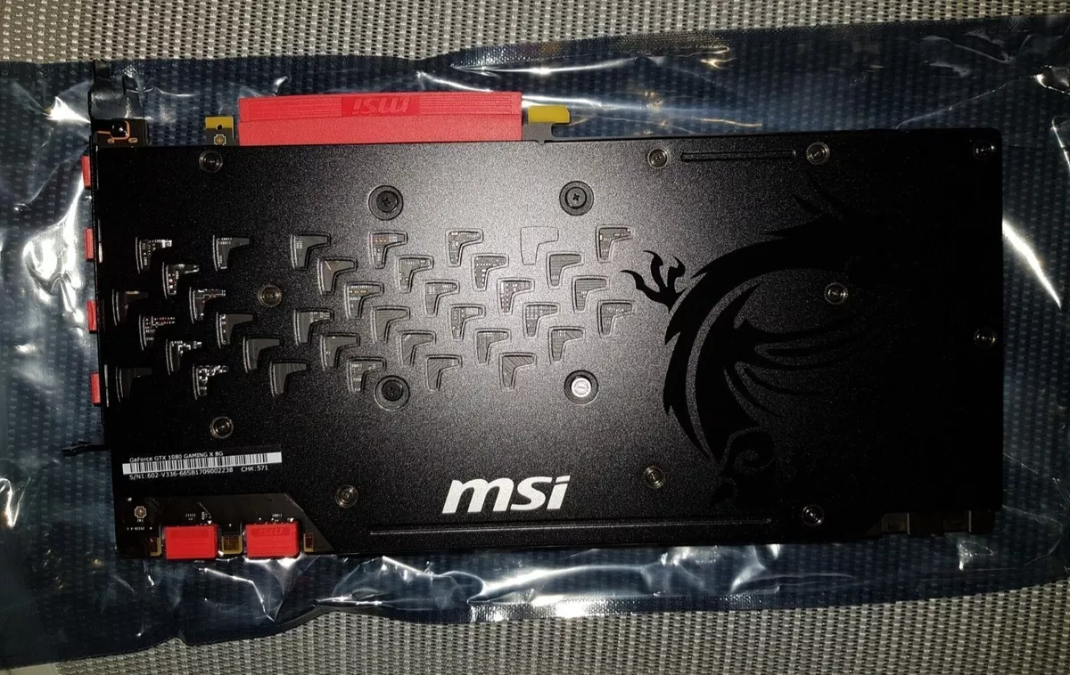 MSI NVIDIA GeForce GTX 1080 8GB Gaming X8G GPU Overclocked Edition