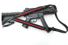 Tactical 550 Paracord Rifle Gun Sling Single Point Quick Detach THIN RED LINE