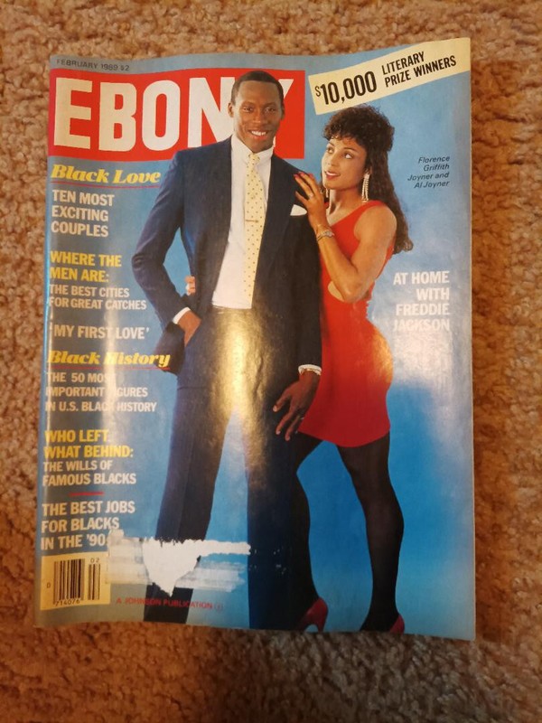 Ebony Magazine (vintage Feb 1989)-Black Love & At Home With Freddie Jackson