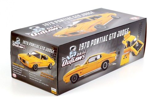1:18 ACME 1970 Pontiac GTO JUDGE Drag Outlaws naranja A1801215 - Imagen 5 de 5