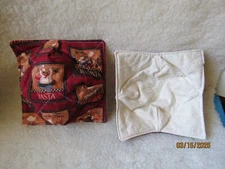 Bowl Cozies Microwavable Soup Bowl Pot Holder Fabric Reversible Pasta Barista