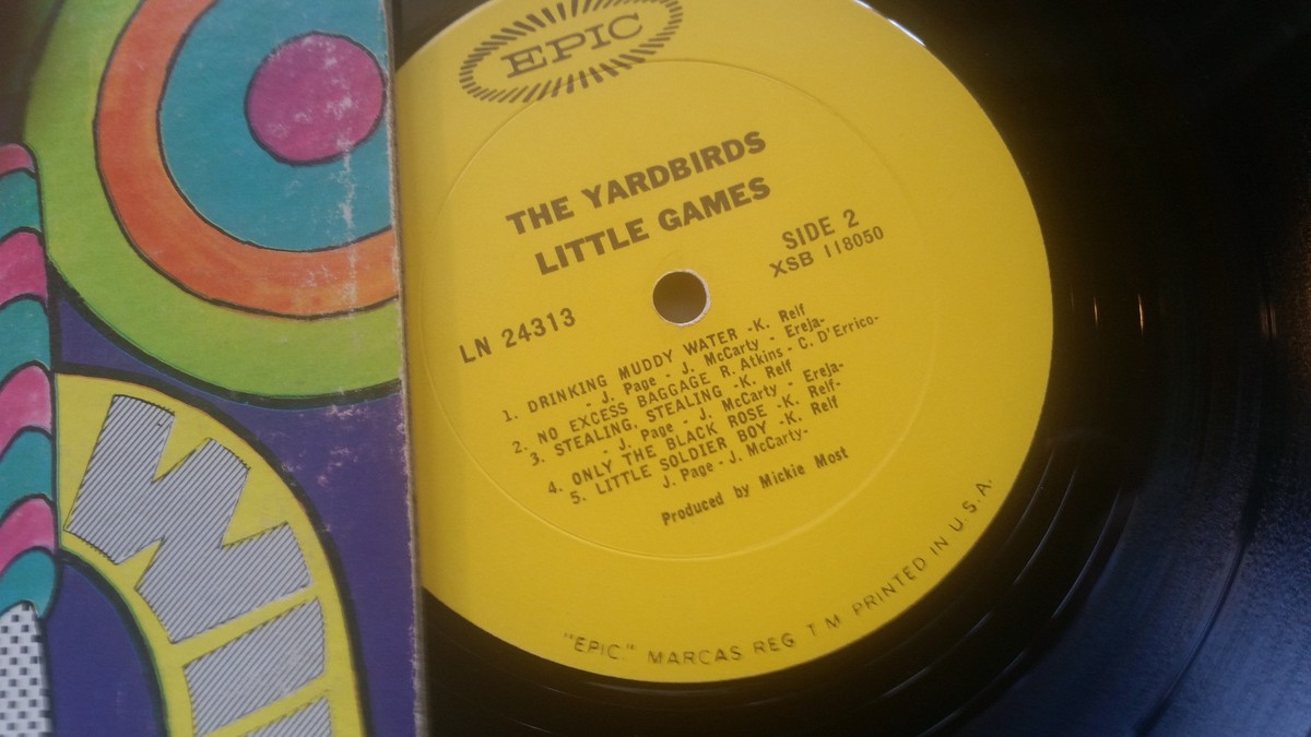 米LP Yardbirds Little Games LN24313 EPIC /00260 THE YARDBIRDS LITTLE GAMES Orig MONO LP EPIC LN 24313 jeff