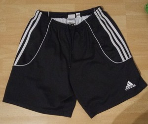 Adidas Retro Climalite Football Shorts Black + White RN 88387 CA 40312 Size  L | eBay