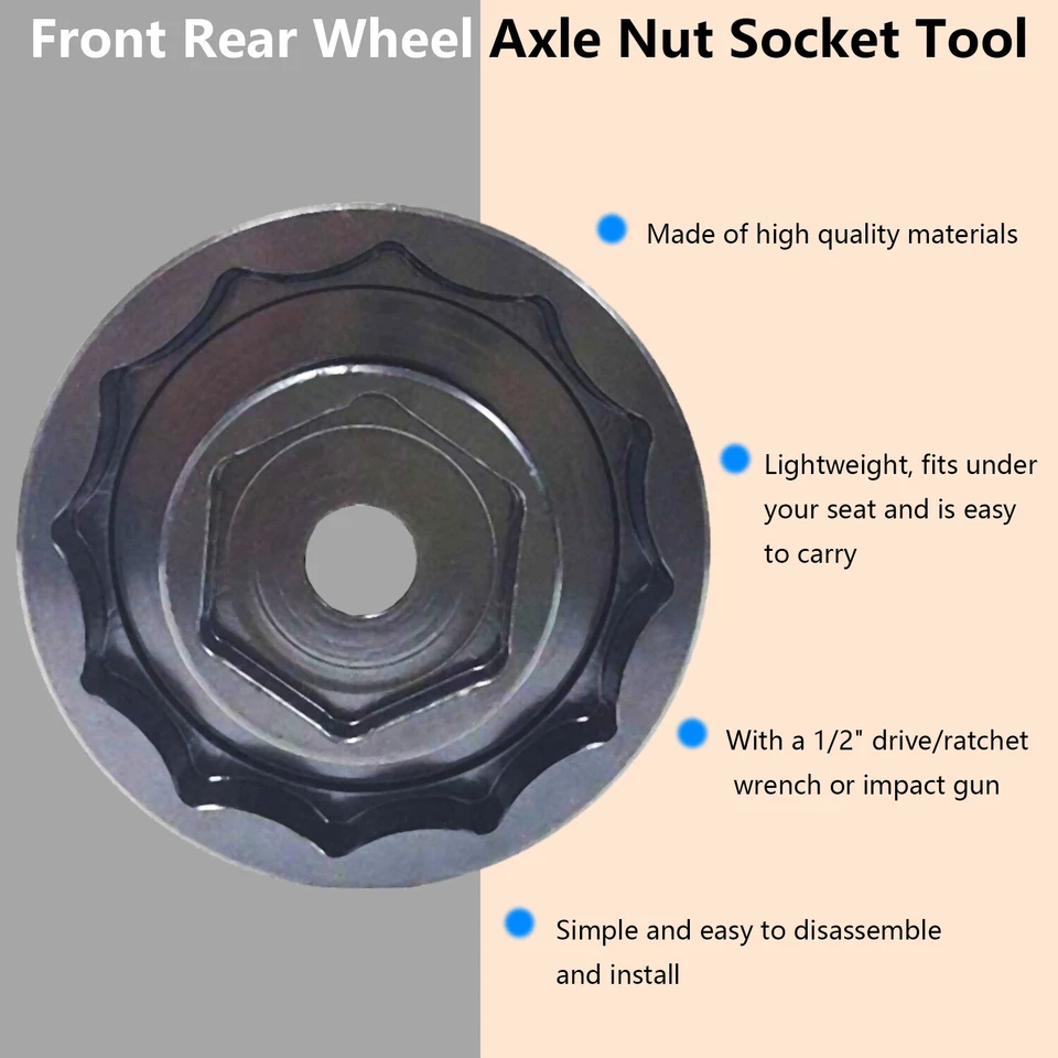 Herramienta de enchufe de tuerca de eje de rueda delantera trasera para Ducati Multistrada Monster Super Sport Foto 4 de 4