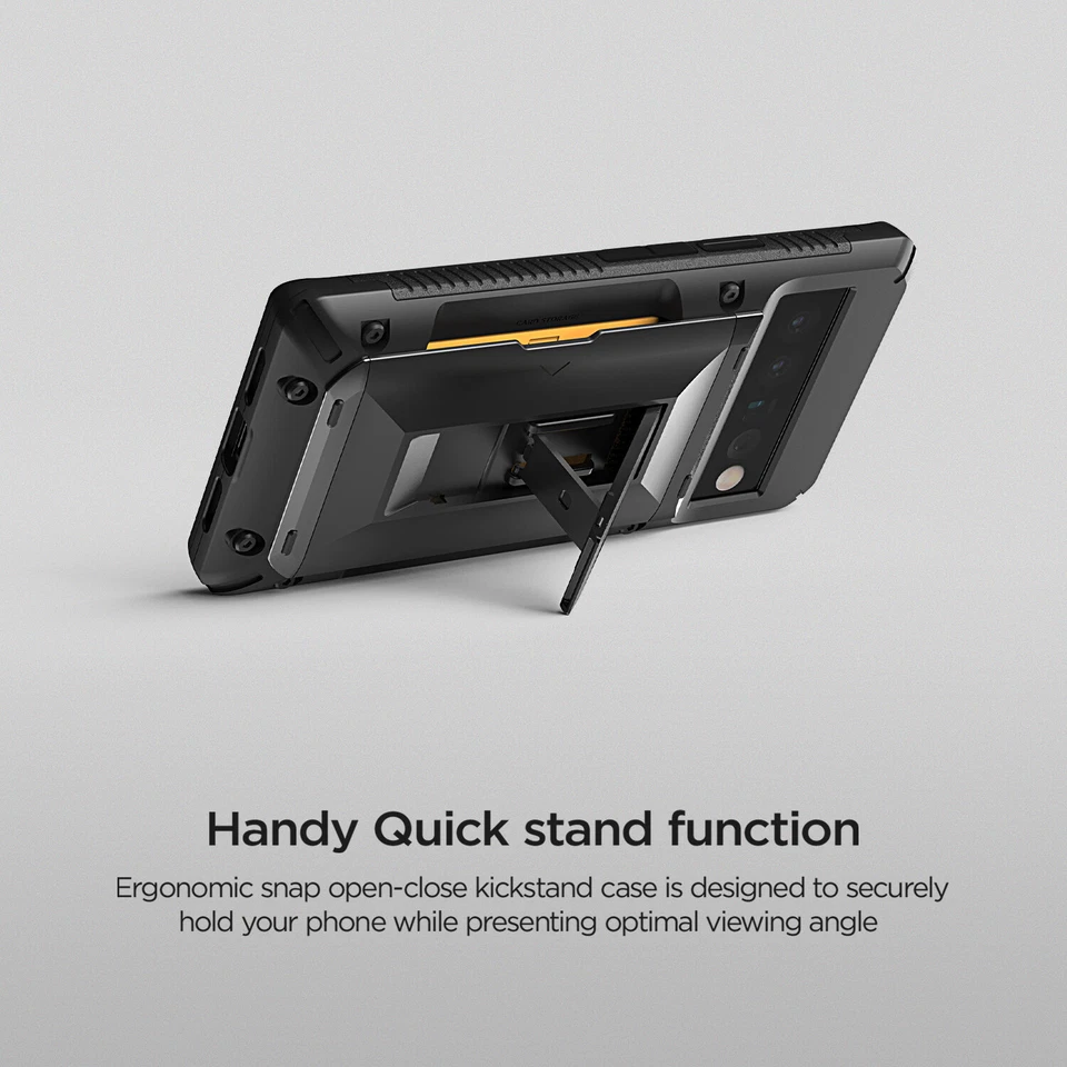 Funda tipo billetera para Google Pixel 6 / Pro VRS® [Damda Glide Hybrid] con soporte Foto 2 de 4