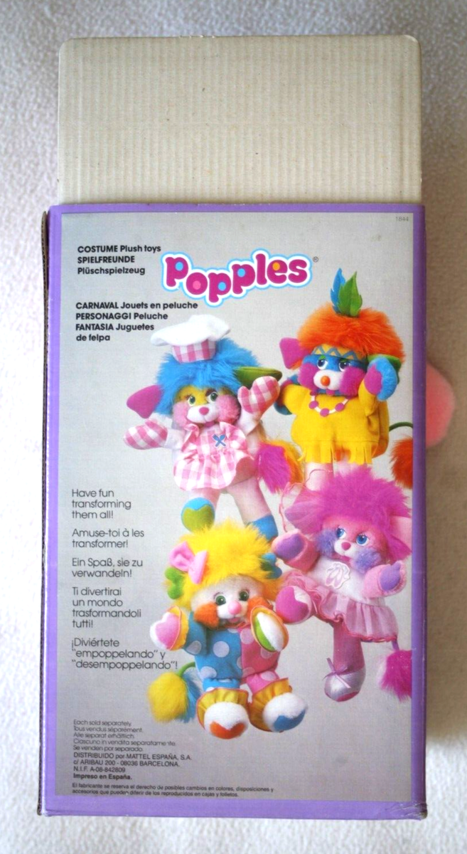 chêne Singe un peluche popples mattel Donner Rangez vos vêtements Changement